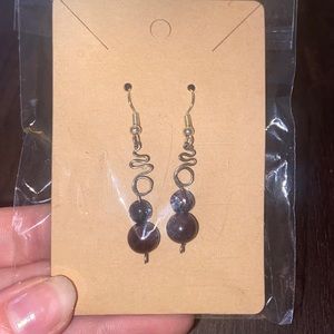 Handmade Garnet earrings